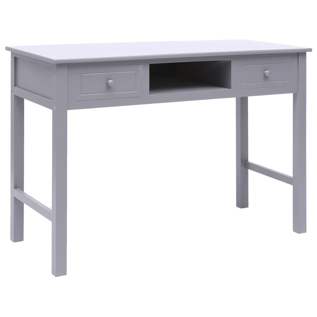 Writing Desk Gray 43.3"x17.7"x29.9" Wood at Set Shop and Smile