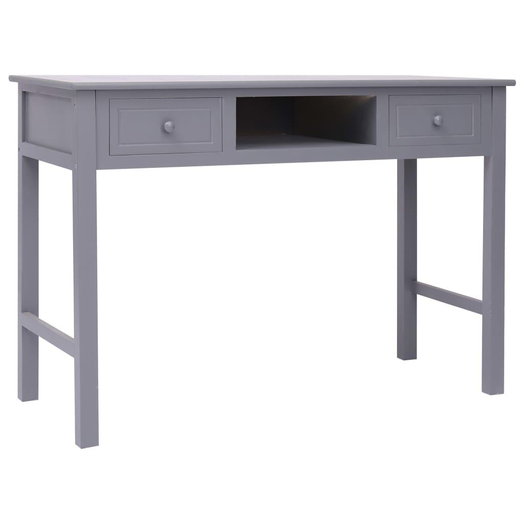 Writing Desk Gray 43.3"x17.7"x29.9" Wood at Set Shop and Smile