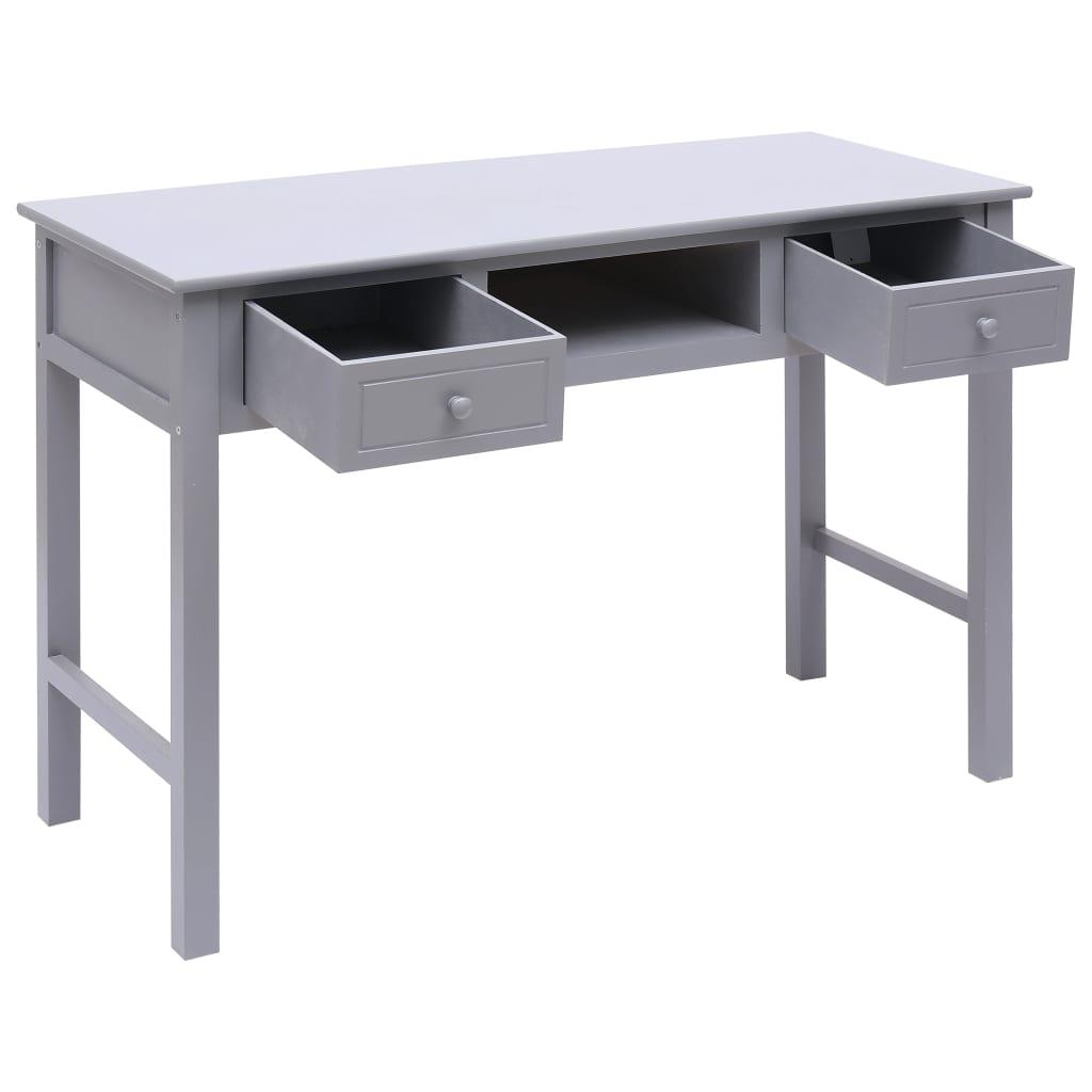 Writing Desk Gray 43.3"x17.7"x29.9" Wood at Set Shop and Smile