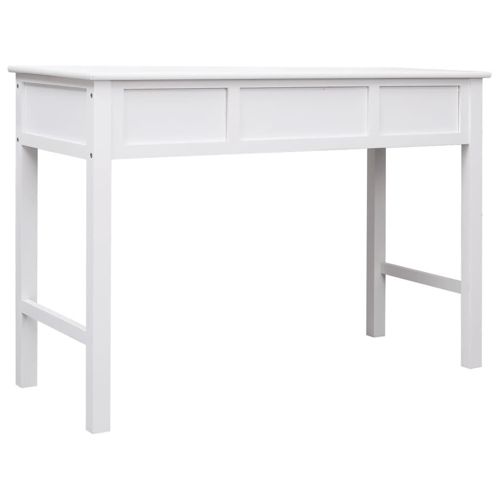 Writing Desk White 43.3"x17.7"x29.9" Wood at Set Shop and Smile