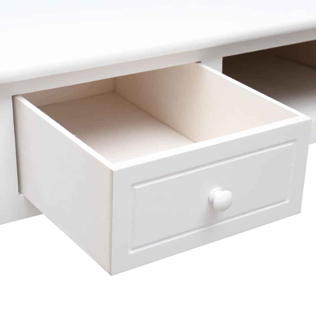 Writing Desk White 43.3"x17.7"x29.9" Wood at Set Shop and Smile