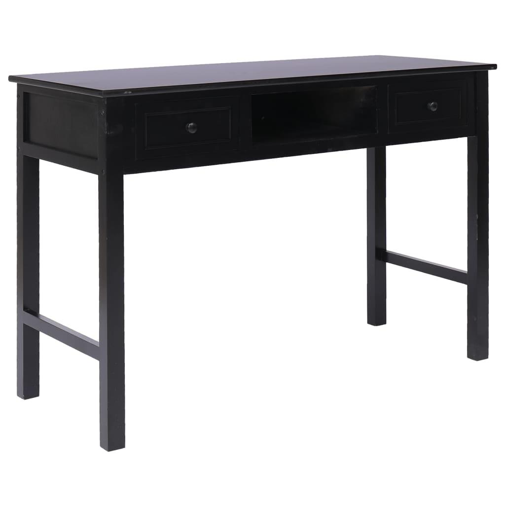 Writing Desk Black 43.3"x17.7"x29.9" Wood at Set Shop and Smile