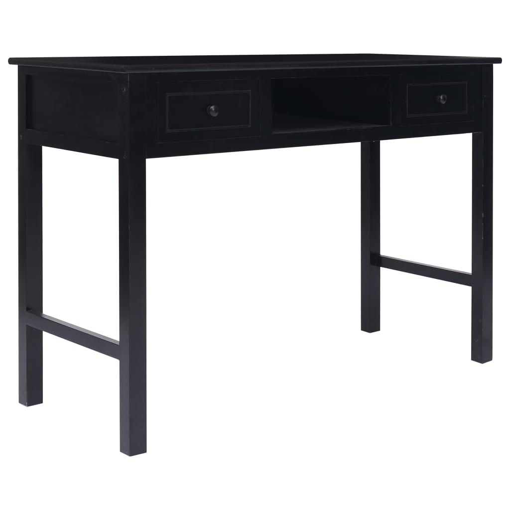 Writing Desk Black 43.3"x17.7"x29.9" Wood at Set Shop and Smile