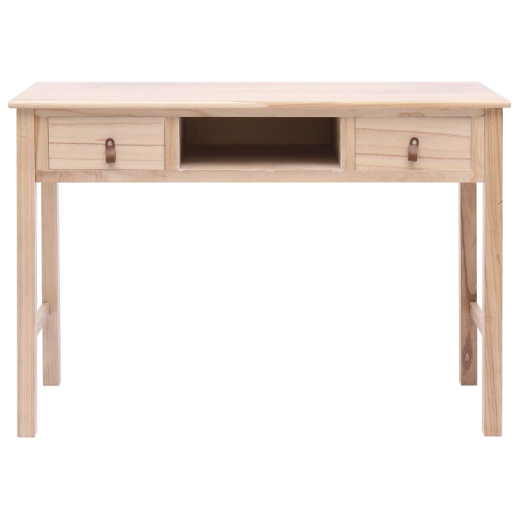 Writing Desk Natural 43.3"x17.7"x29.9" Wood at Set Shop and Smile