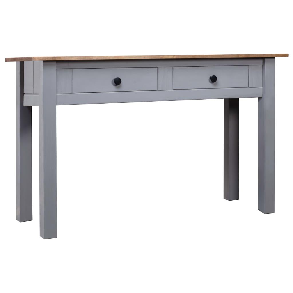 Console Table Gray 43.3"x15.7"x28.3" Solid Pine Wood Panama Range at Set Shop and Smile