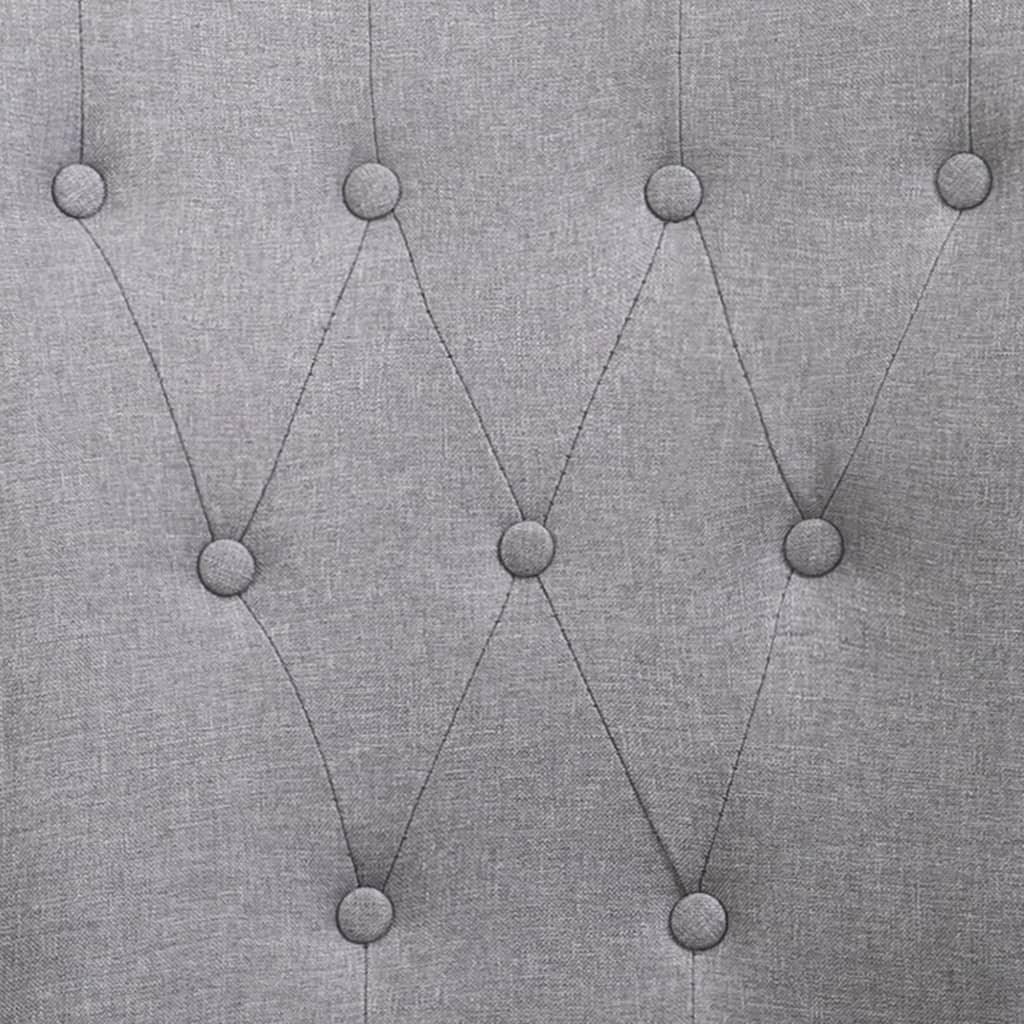 Dining Chairs with Armrests 4 pcs Light Gray Fabric at Set Shop and Smile