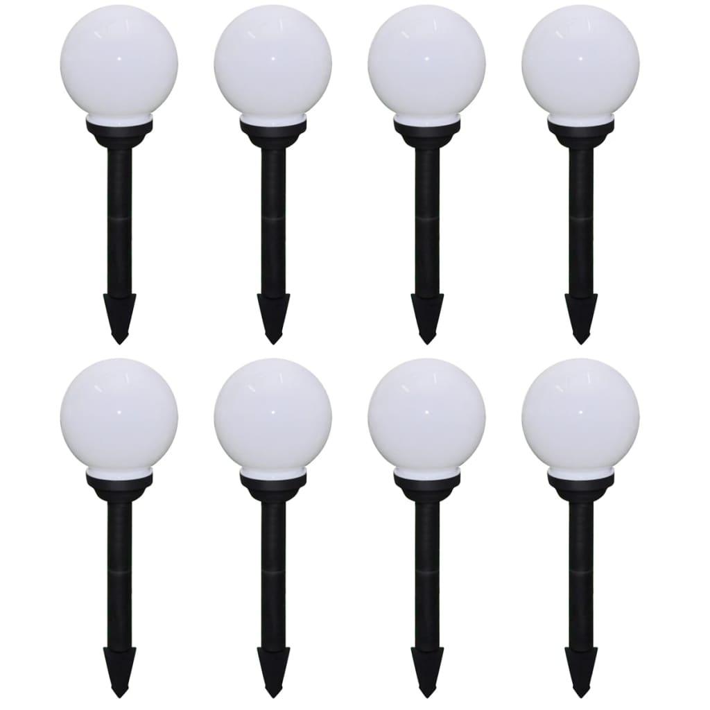 Outdoor Pathway Lamps 8 pcs LED 5.9" with Ground Spike at Set Shop and Smile