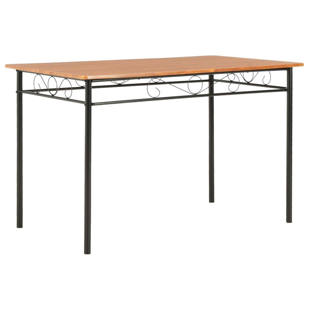 Dining Table Brown 47.2"x27.6"x29.5" MDF at Set Shop and Smile