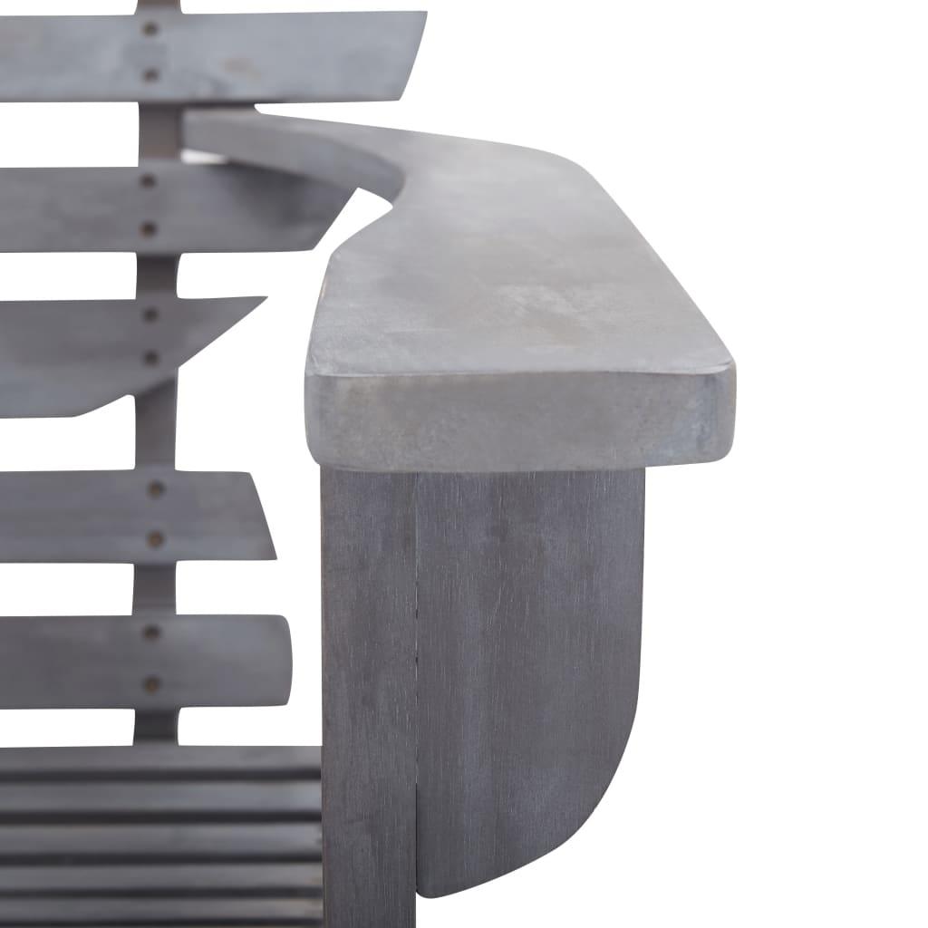 Adirondack Chair Solid Acacia Wood Gray at Set Shop and Smile