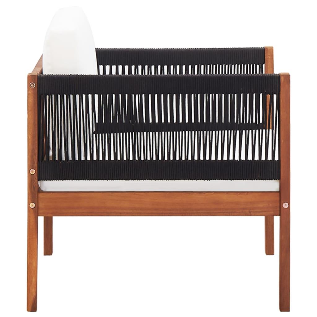 Patio Chairs 2 pcs Solid Acacia Wood at Set Shop and Smile