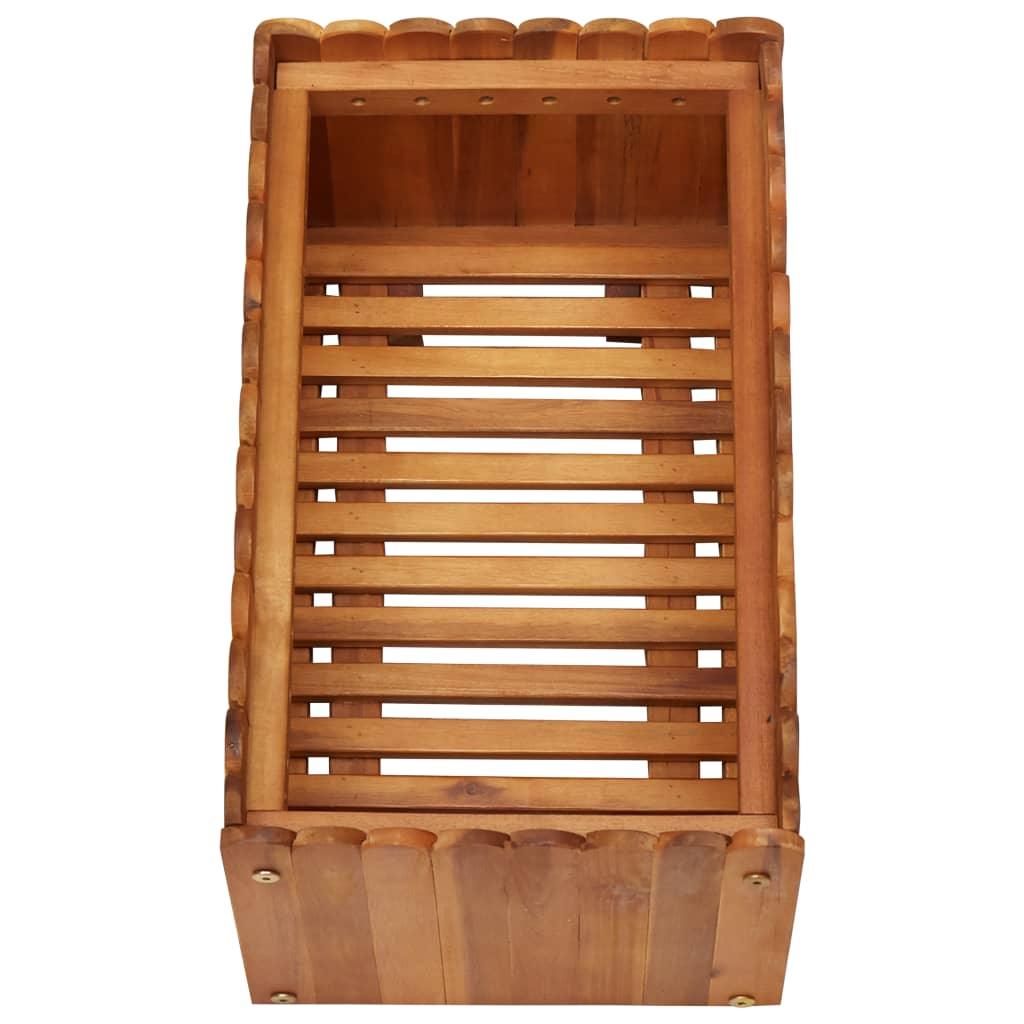 Garden Raised Bed 19.6"x11.8"x9.8" Solid Acacia Wood at Set Shop and Smile