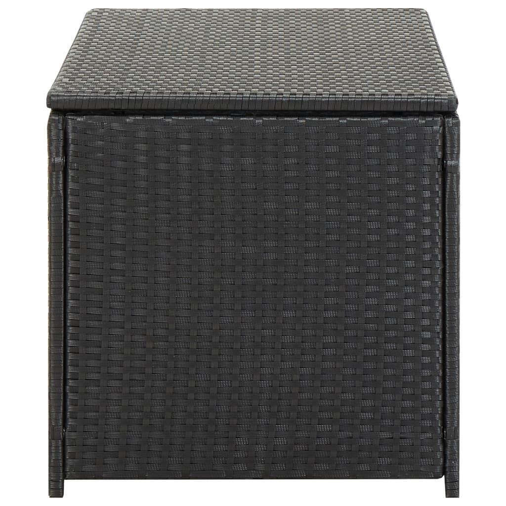 Patio Storage Box Poly Rattan 39.3"x19.6"x19.6" Black at Set Shop and Smile