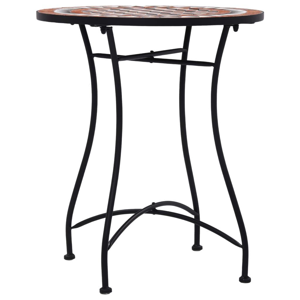 Mosaic Bistro Table Brown 23.6" Ceramic at Set Shop and Smile