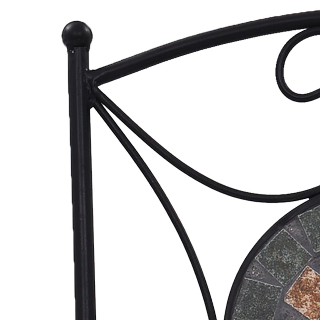 Mosaic Bistro Chairs 2 pcs Orange/Gray at Set Shop and Smile