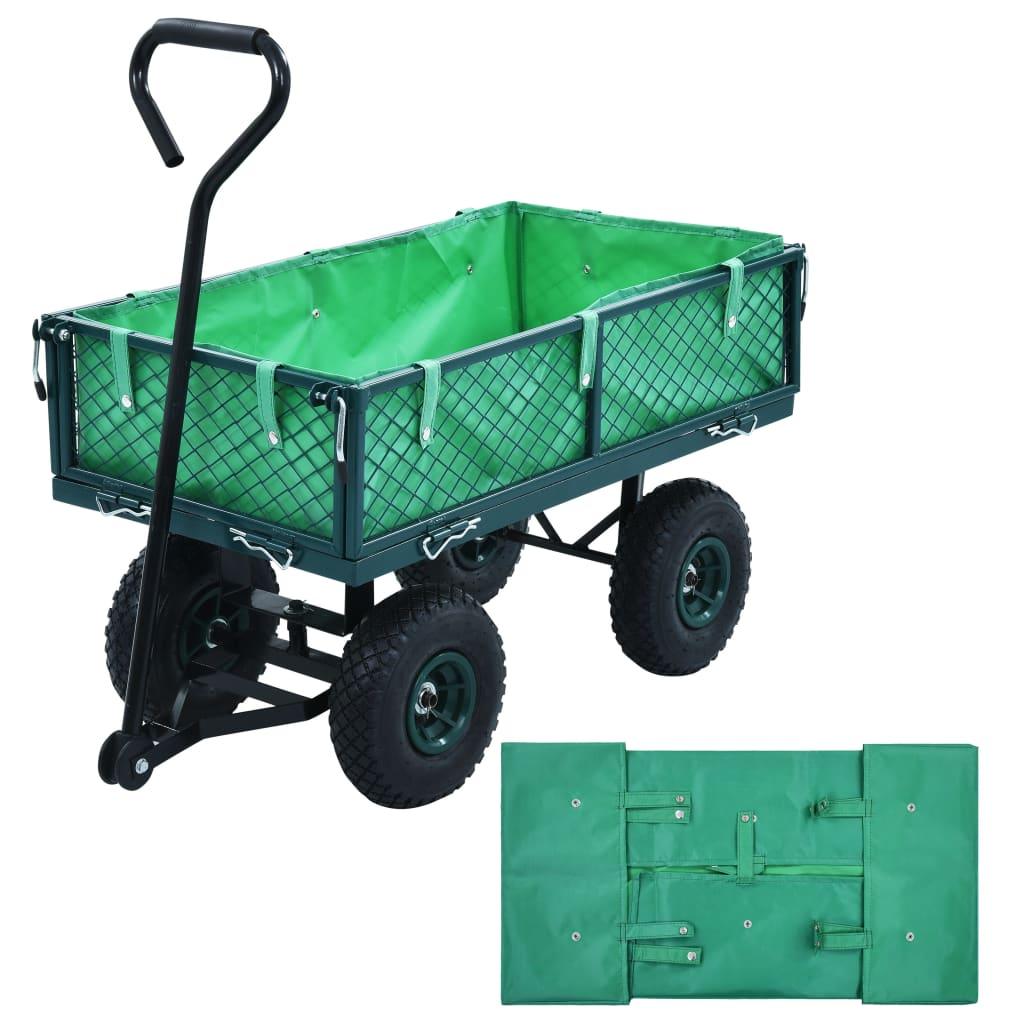 Garden Cart Liner Green Fabric at Set Shop and Smile