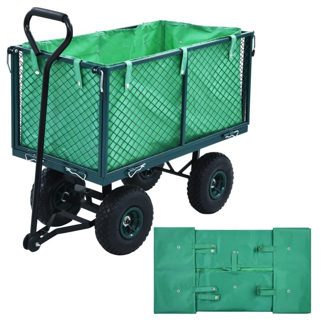 Garden Cart Liner Green Fabric at Set Shop and Smile