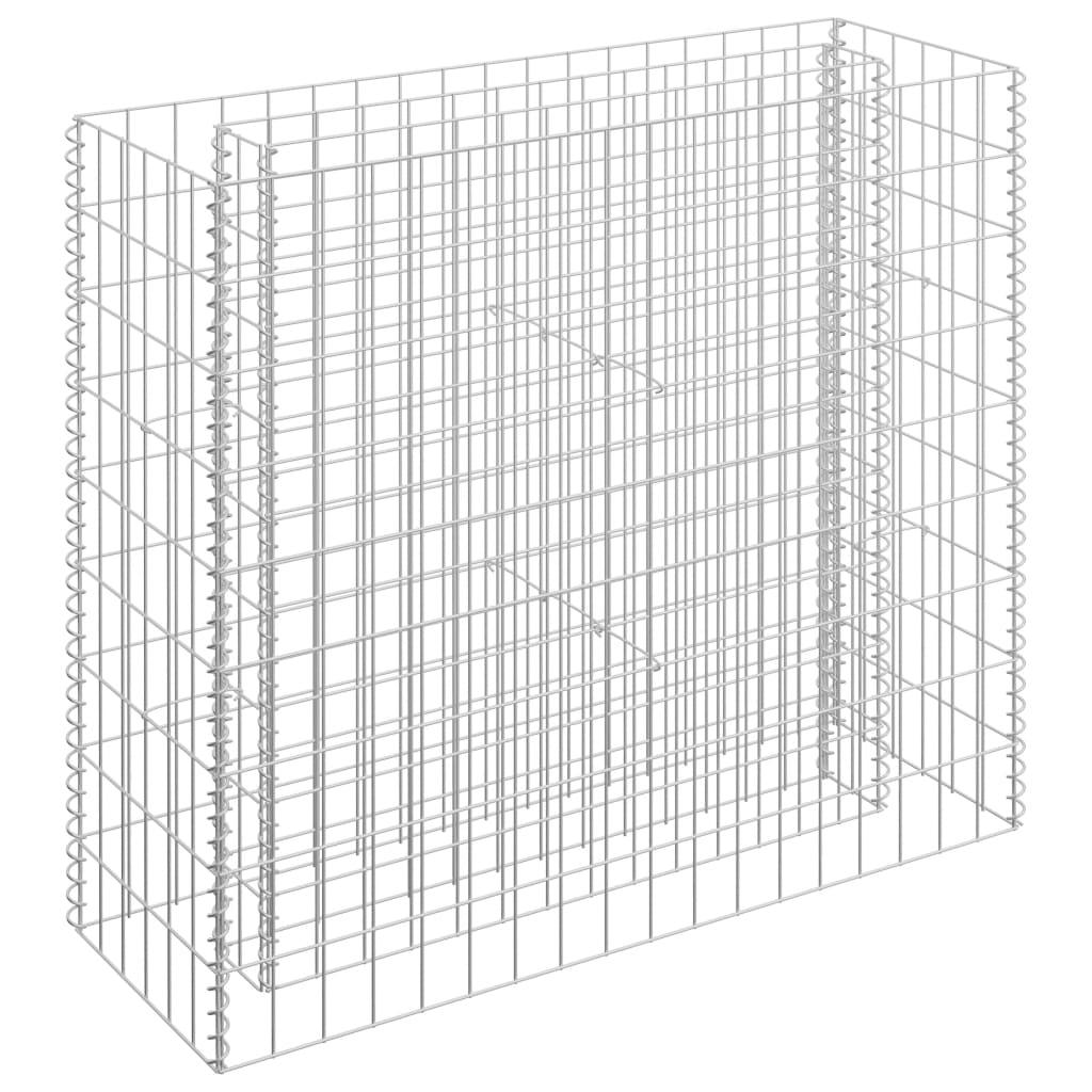 Gabion Raised Bed Galvanized Steel 35.4"x11.8"x35.4" at Set Shop and Smile