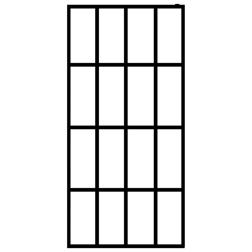 Walk-in Shower Screen Clear Tempered Glass 35.4"x76.8" at Set Shop and Smile