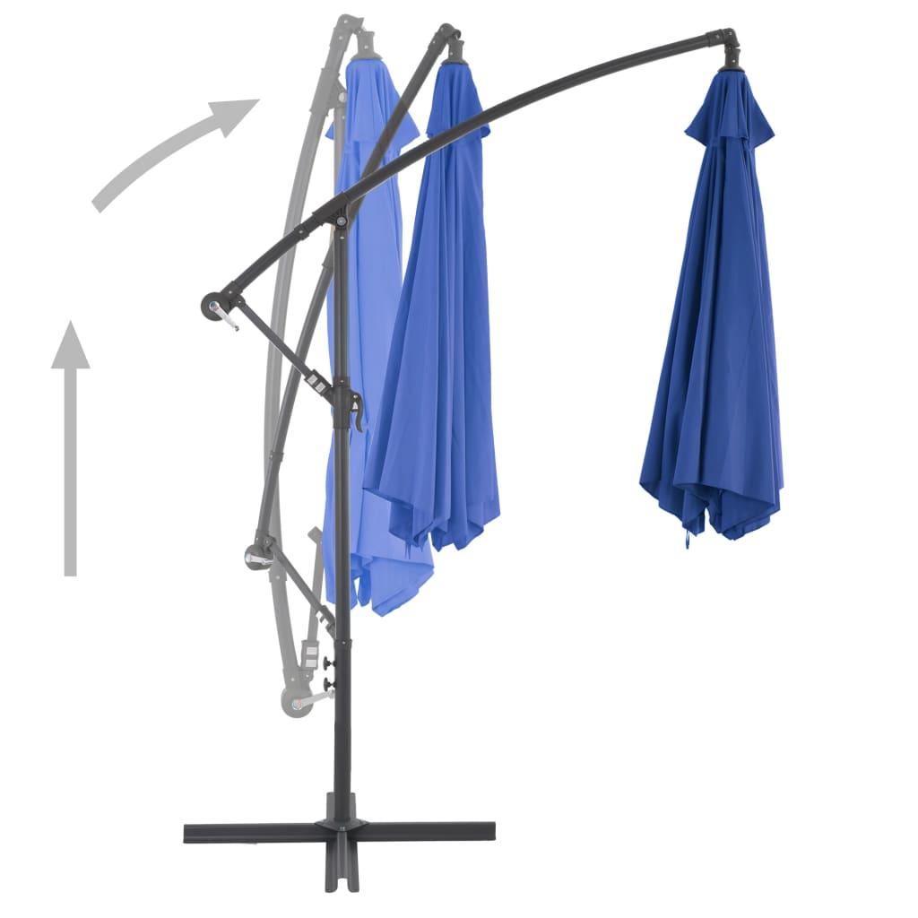 Cantilever Umbrella with Aluminum Pole 118.1" Blue at Set Shop and Smile