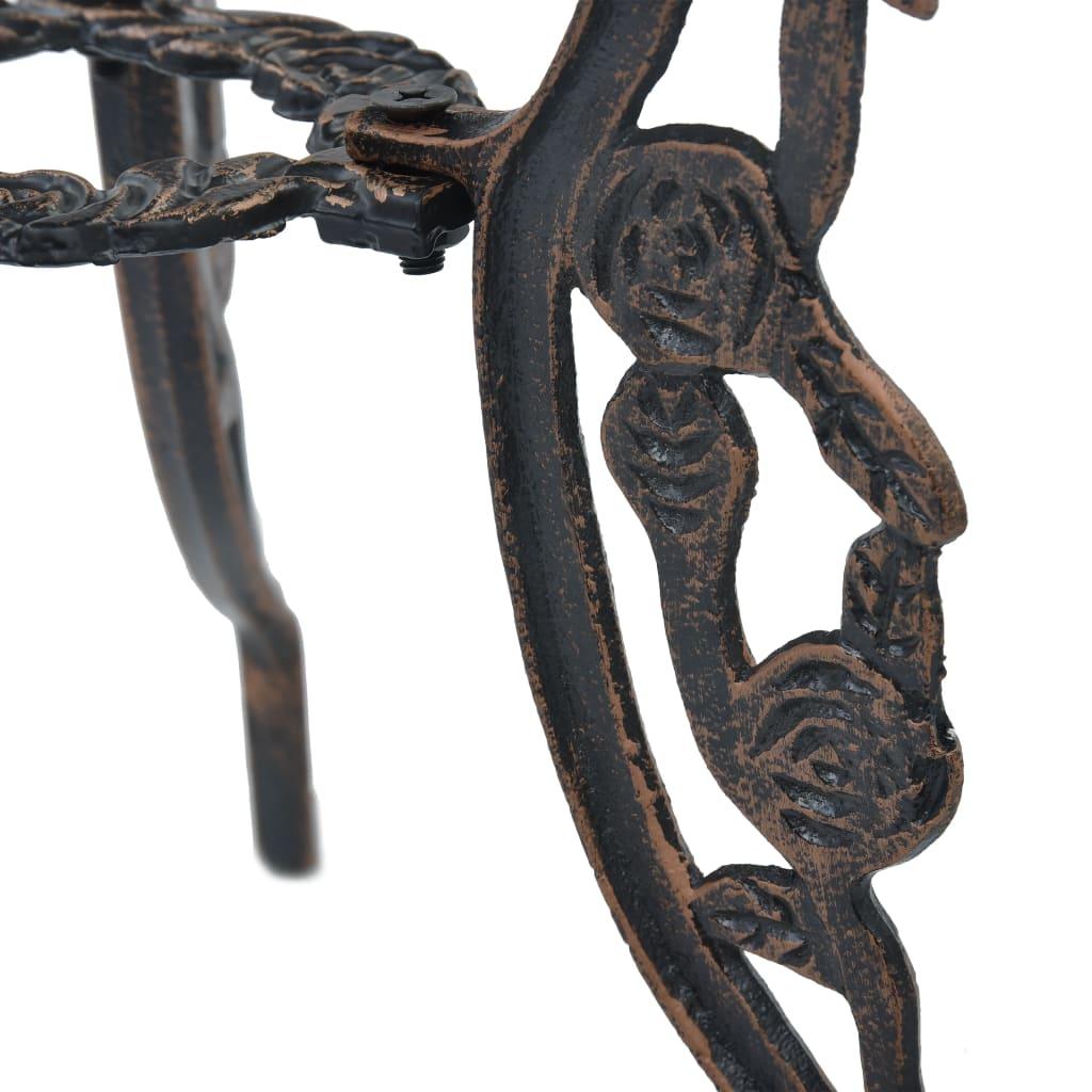 3 Piece Bistro Set Cast Aluminum at Set Shop and Smile