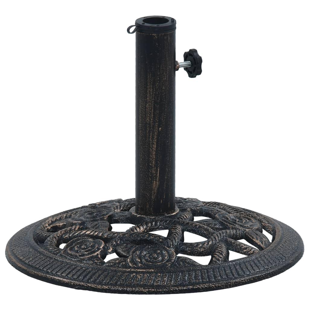 Umbrella Base Bronze 19.8 lb 15.7" Cast Iron at Set Shop and Smile