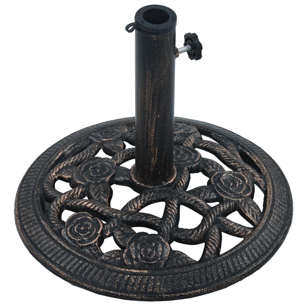 Umbrella Base Bronze 19.8 lb 15.7" Cast Iron at Set Shop and Smile