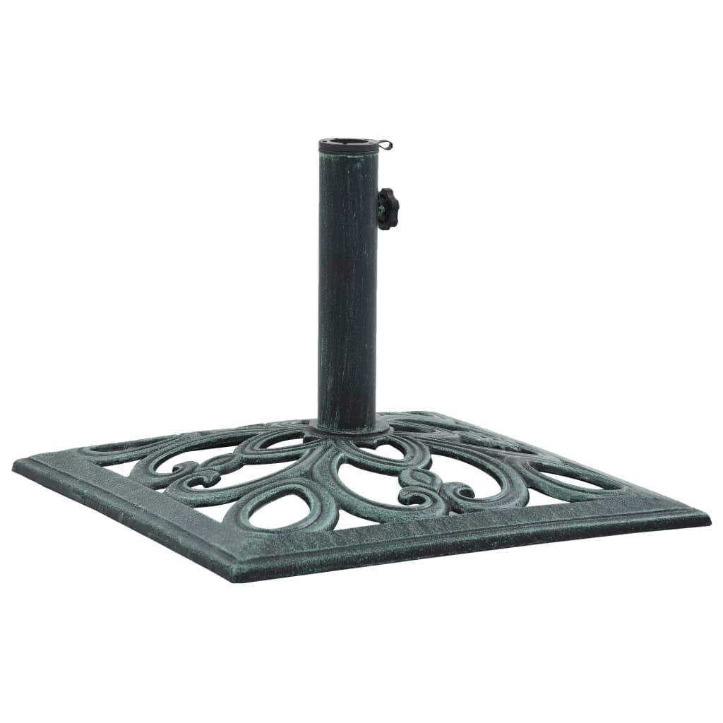Umbrella Base Green 26.5 lbs 19.3" Cast Iron at Set Shop and Smile