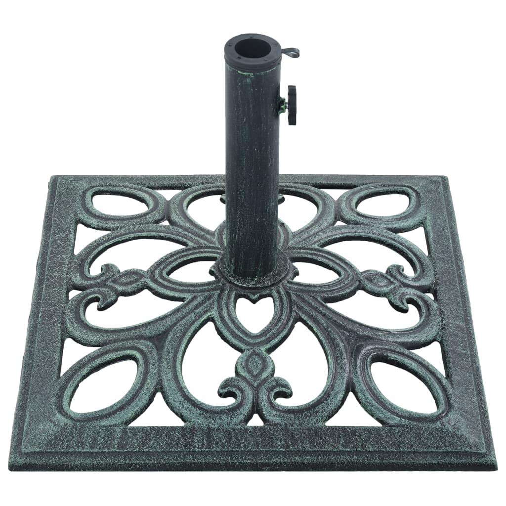 Umbrella Base Green 26.5 lbs 19.3" Cast Iron at Set Shop and Smile