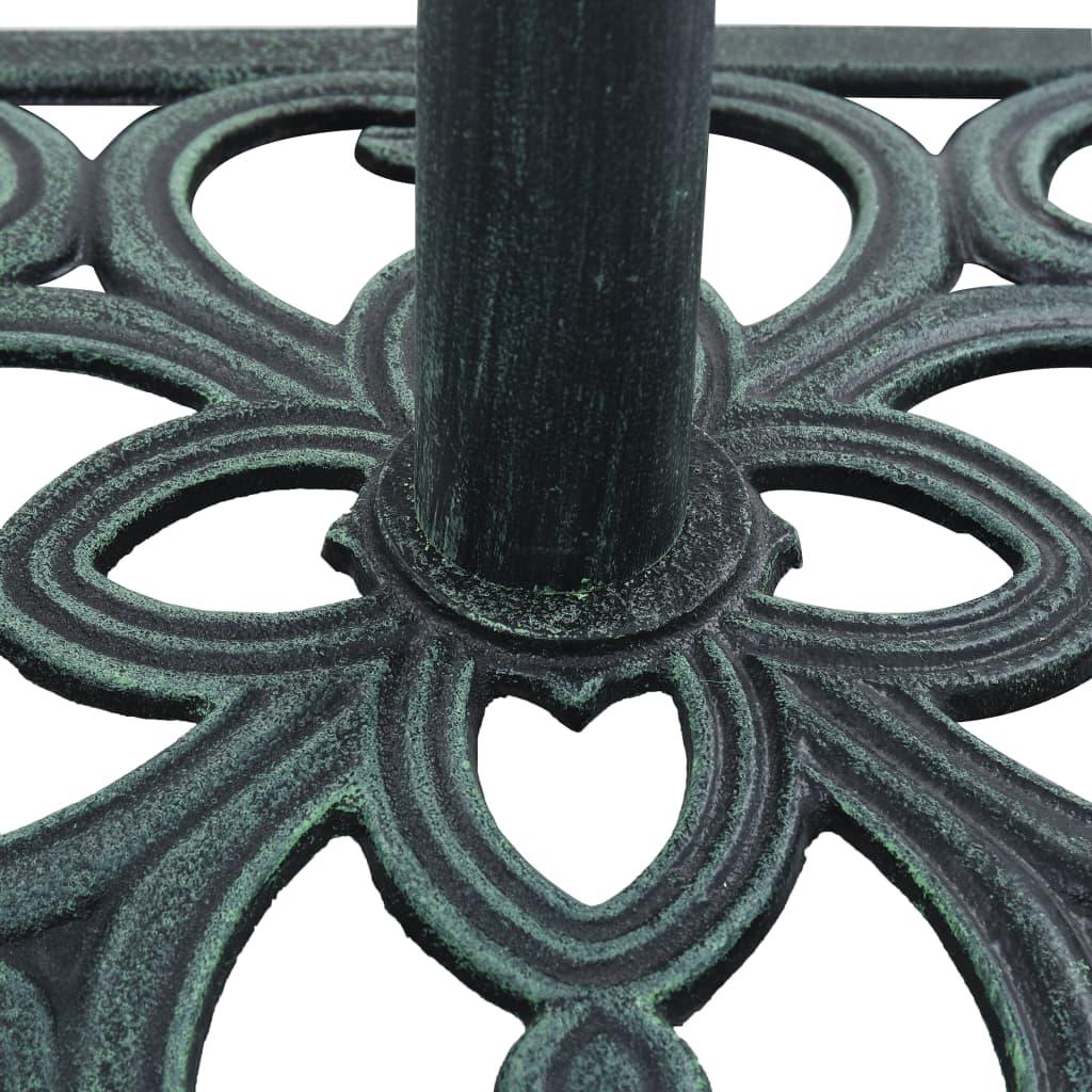 Umbrella Base Green 26.5 lbs 19.3" Cast Iron at Set Shop and Smile