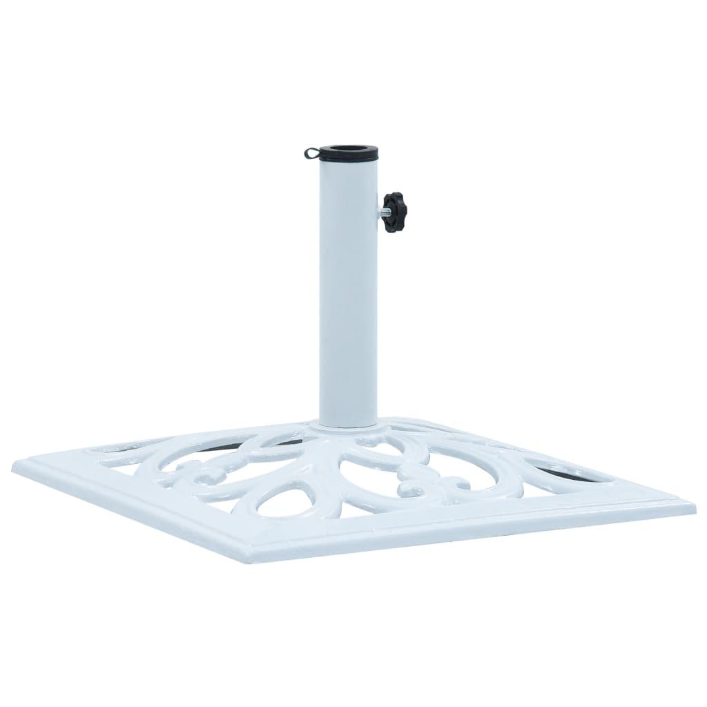 Umbrella Base White 26.5 lbs 19.3" Cast Iron at Set Shop and Smile