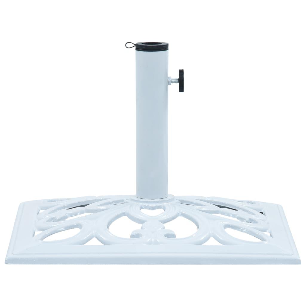 Umbrella Base White 26.5 lbs 19.3" Cast Iron at Set Shop and Smile
