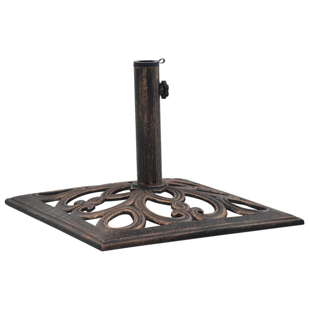 Umbrella Base Bronze 26.5 lbs 19.3" Cast Iron at Set Shop and Smile