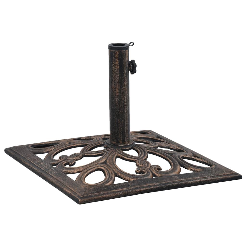 Umbrella Base Bronze 26.5 lbs 19.3" Cast Iron at Set Shop and Smile