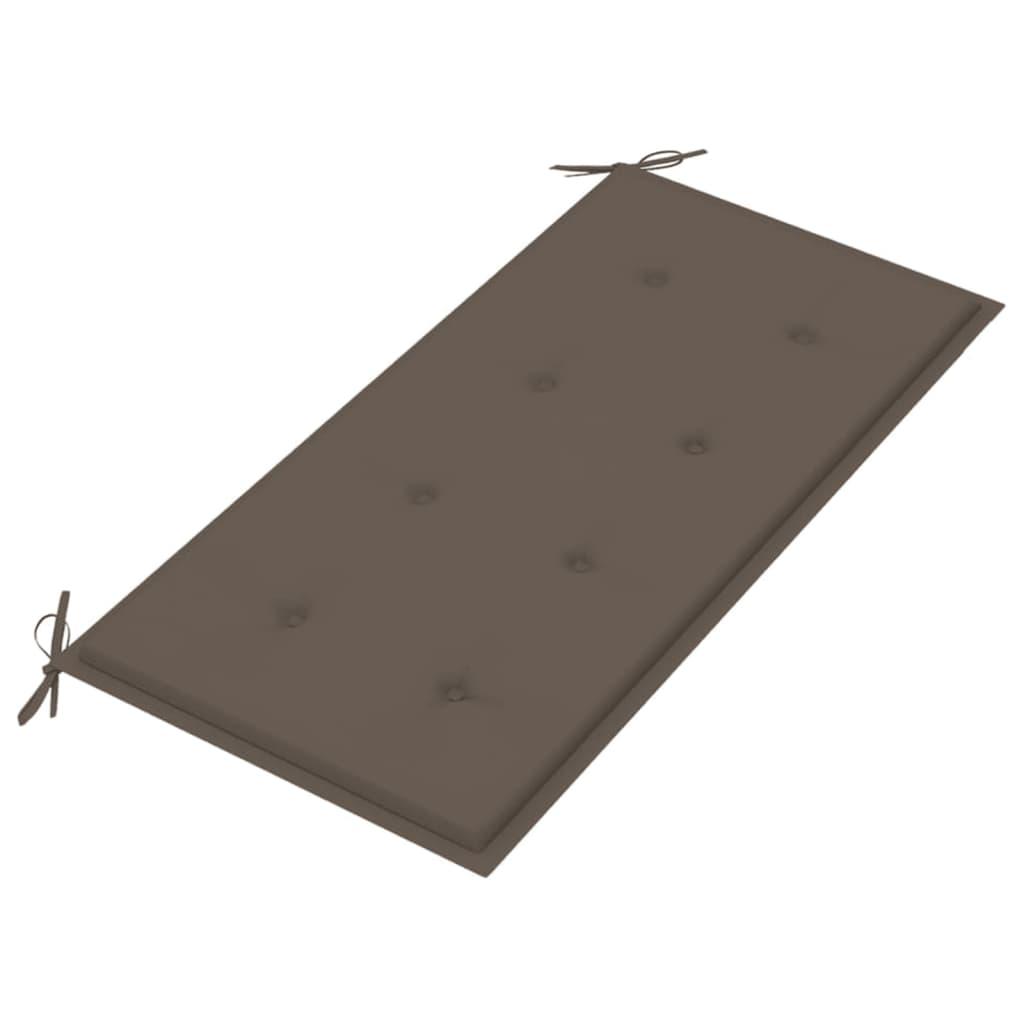 Garden Bench Cushion Taupe 39.4"x19.7"x1.2" at Set Shop and Smile