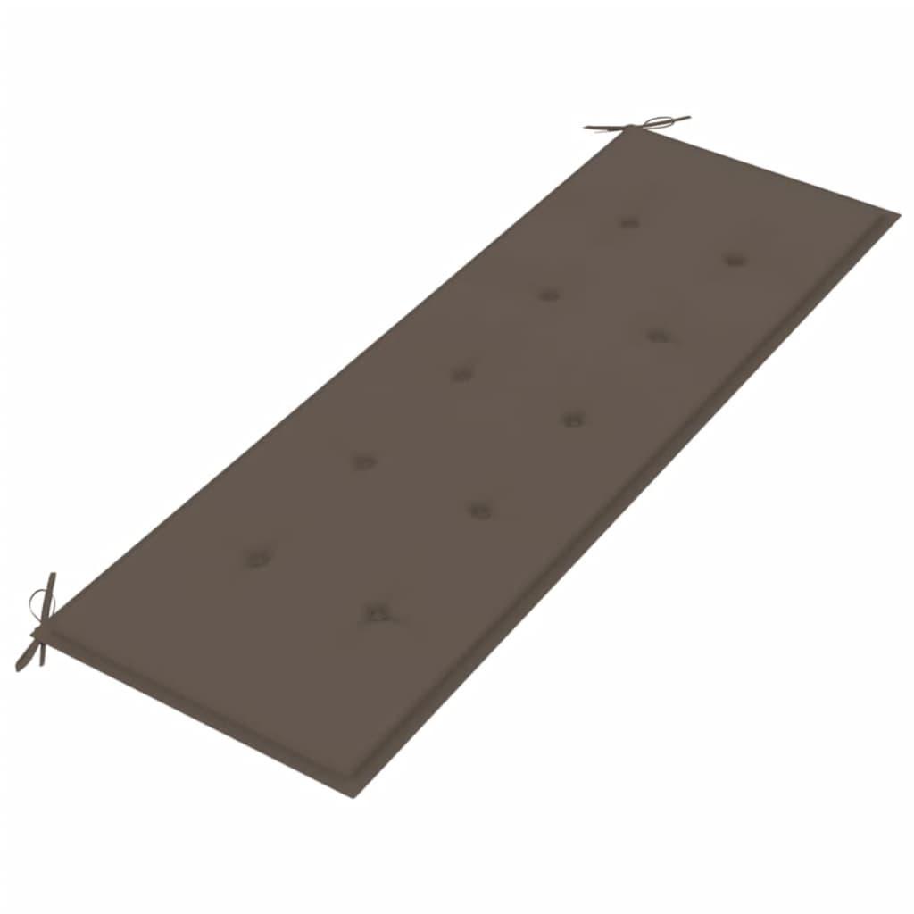 Garden Bench Cushion Taupe 59.1"x19.7"x1.2" at Set Shop and Smile