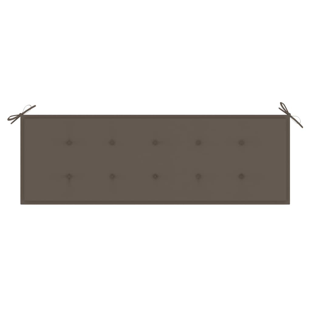 Garden Bench Cushion Taupe 59.1"x19.7"x1.2" at Set Shop and Smile