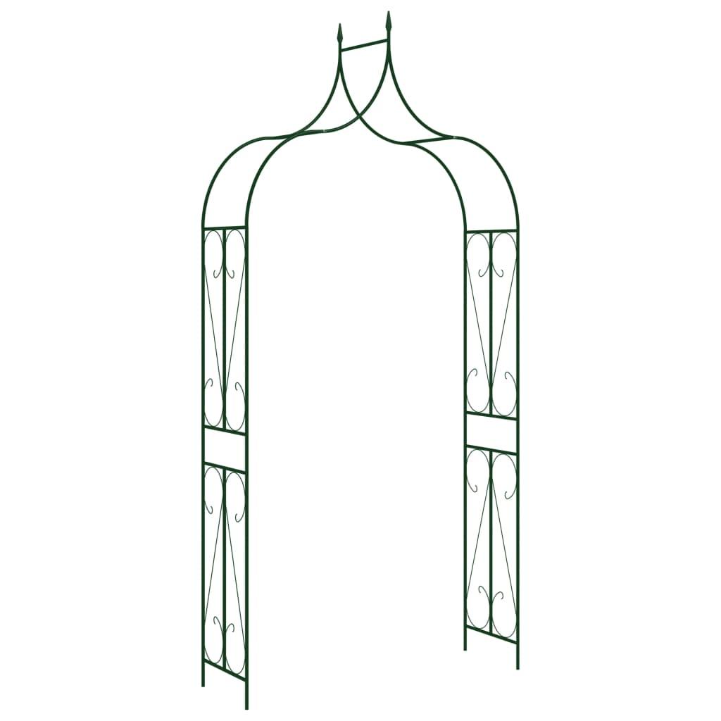 Garden Arch Dark Green 47.2"x15"x101.6" Iron at Set Shop and Smile