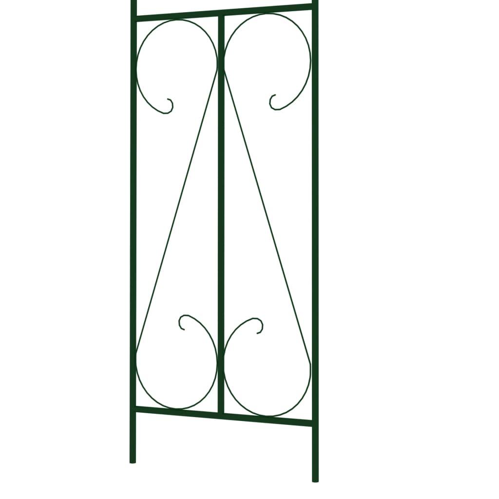 Garden Arch Dark Green 47.2"x15"x101.6" Iron at Set Shop and Smile