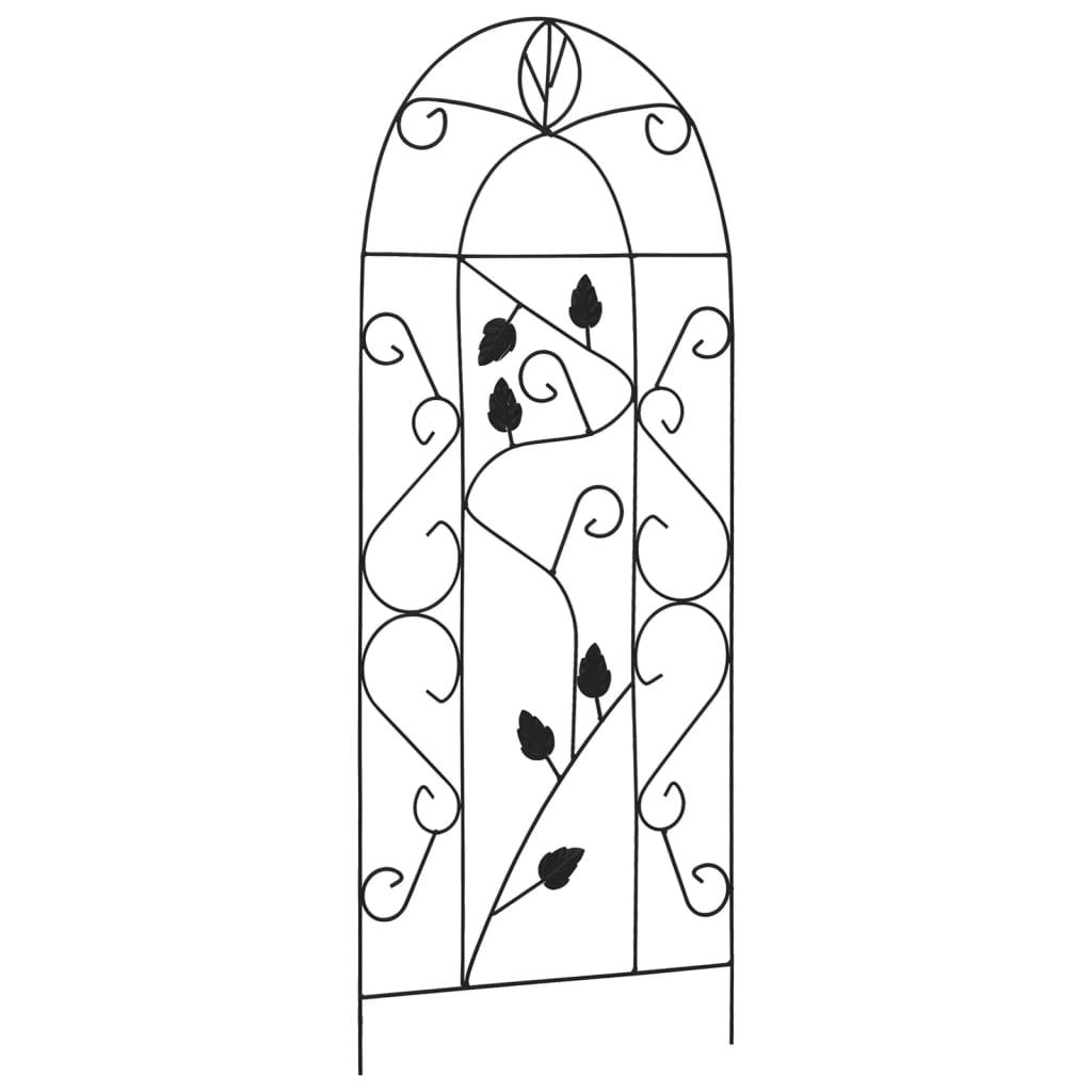 Plant Climbing Racks 3 pcs Black 15.7"x39.4" Iron at Set Shop and Smile