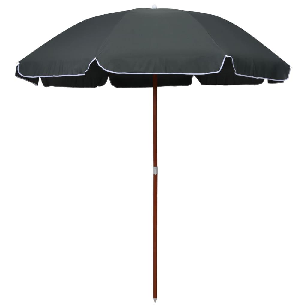 Parasol with Steel Pole 94.5" Anthracite at Set Shop and Smile