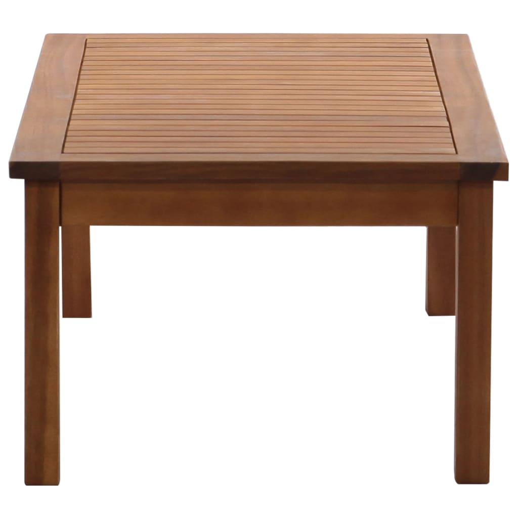 4 Piece Patio Lounge Set Solid Acacia Wood at Set Shop and Smile