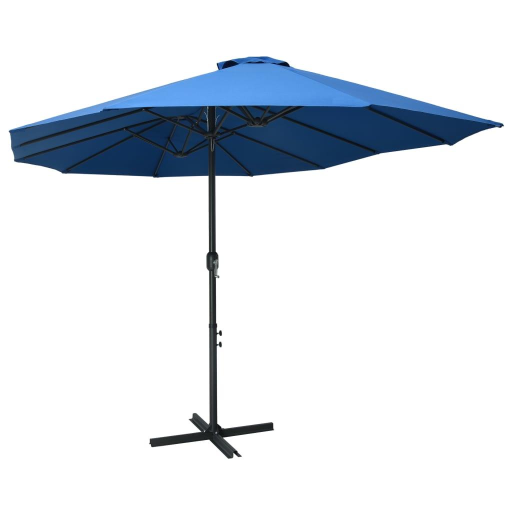 Outdoor Parasol with Aluminum Pole 181.1"x106.3" Blue at Set Shop and Smile