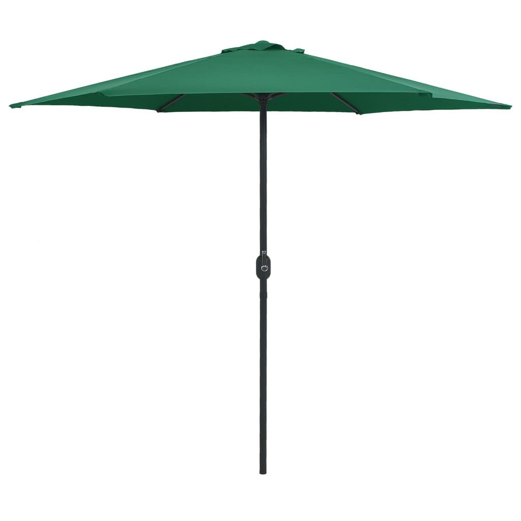 Outdoor Parasol with Aluminum Pole 106.3"x96.9" Green at Set Shop and Smile