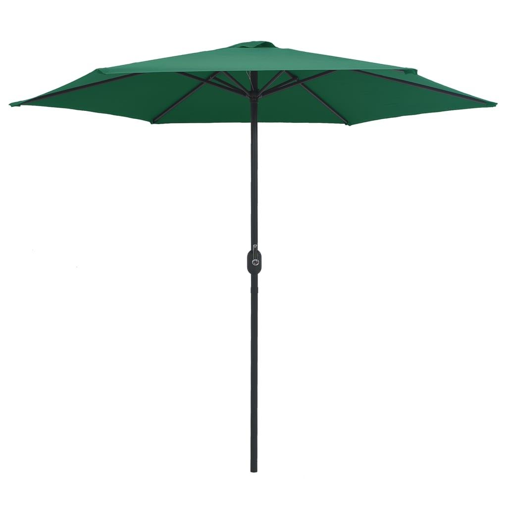 Outdoor Parasol with Aluminum Pole 106.3"x96.9" Green at Set Shop and Smile