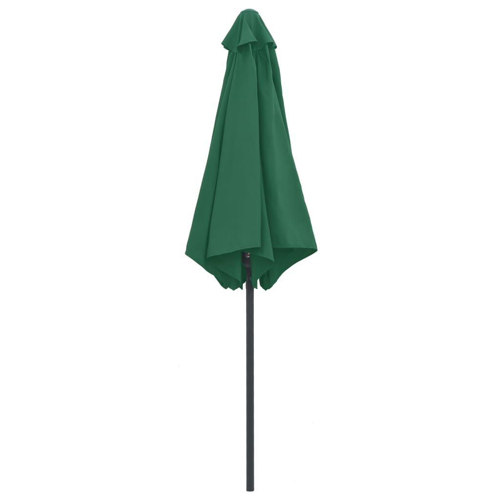 Outdoor Parasol with Aluminum Pole 106.3"x96.9" Green at Set Shop and Smile