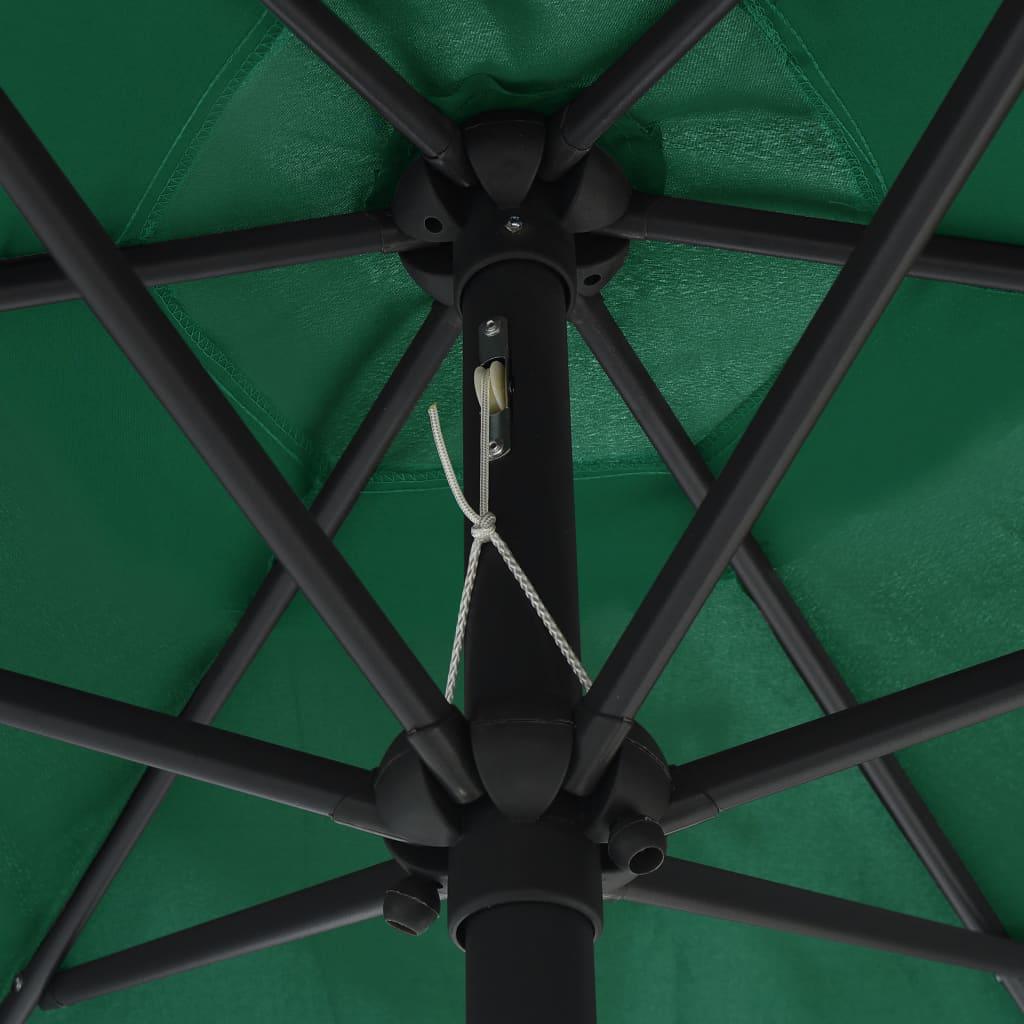 Outdoor Parasol with Aluminum Pole 106.3"x96.9" Green at Set Shop and Smile