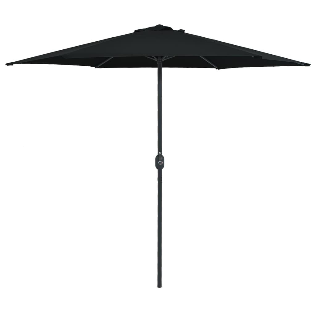 Outdoor Parasol with Aluminum Pole 106.3"x96.9" Black at Set Shop and Smile