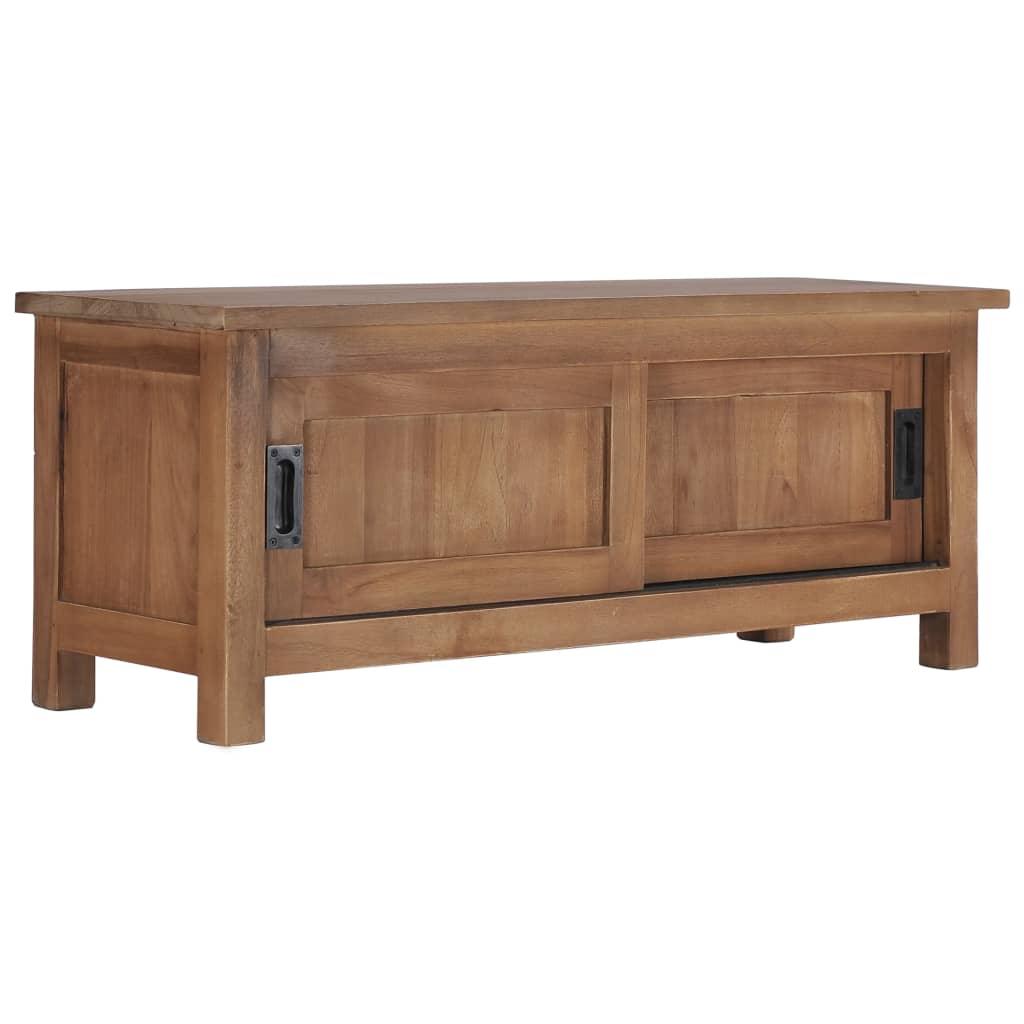 TV Cabinet 35.4"x11.8"x13.8" Solid Teak Wood at Set Shop and Smile