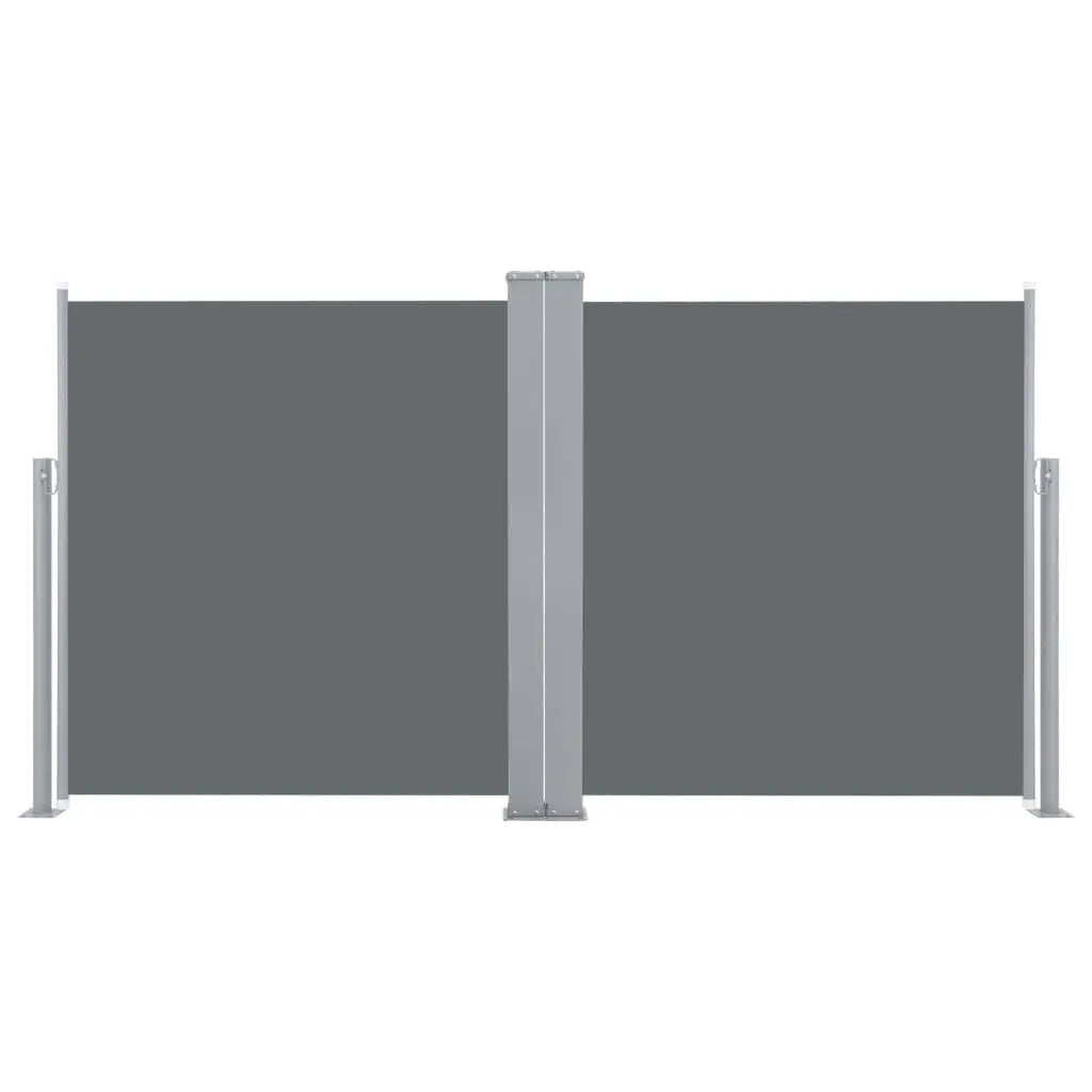 Retractable Side Awning Anthracite 47.2"x236.2" at Set Shop and Smile