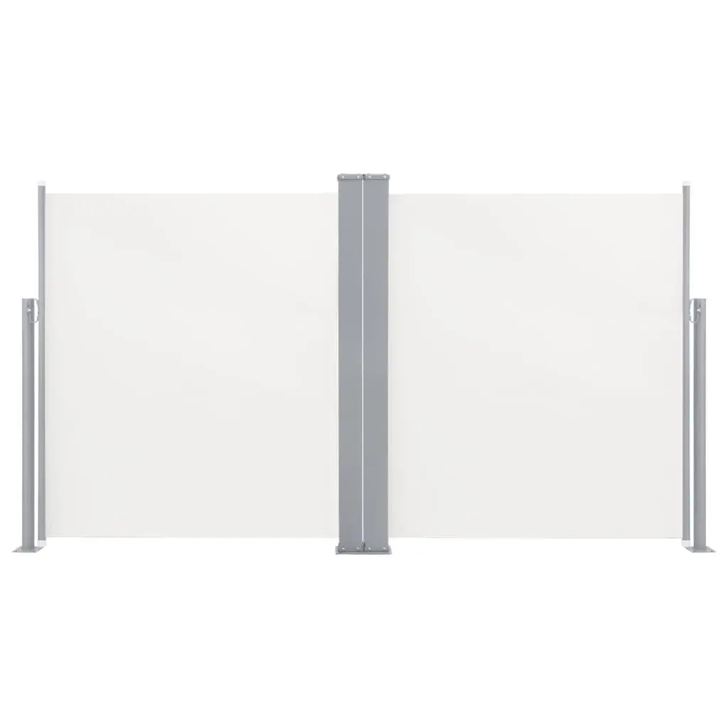 Patio Retractable Double Side Awning 66.9"x236.2" Cream at Set Shop and Smile